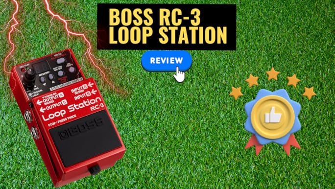 Amazon.com: BOSS RC-3 Loop Station Pedal, red : Musical Instruments