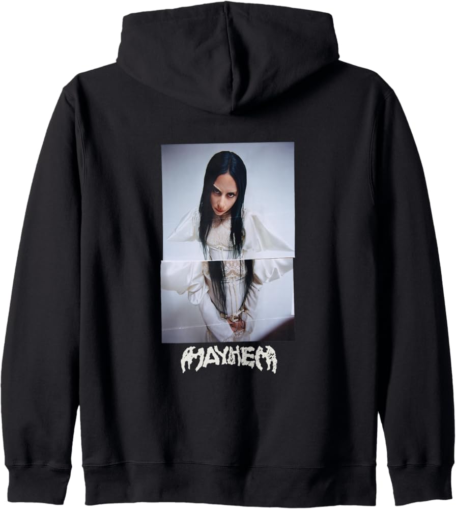 Amazon | レディー・ガガの公式メイヘム写真 ジップパーカー