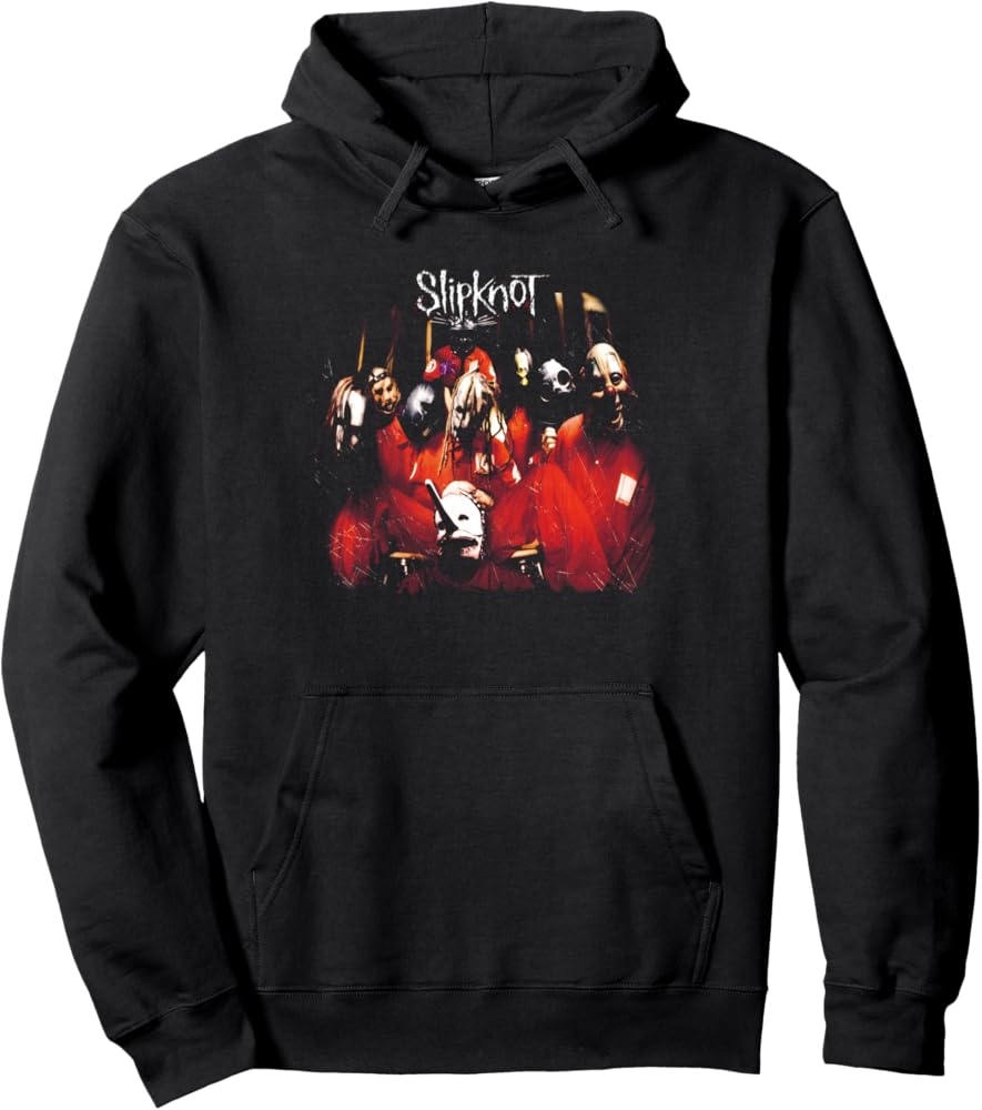Amazon.com: Official Slipknot Self Titled Pullover Hoodie