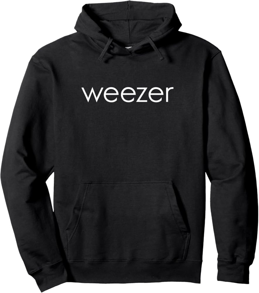 Amazon.com: Weezer - Classic Logo Pullover Hoodie Pullover Hoodie