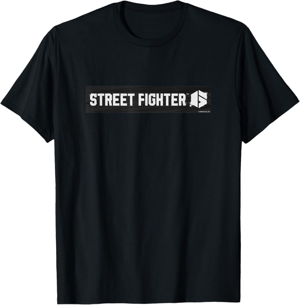 Amazon | ストリートファイター6 ロゴ Tシャツ | Tシャツ・カットソー 通販