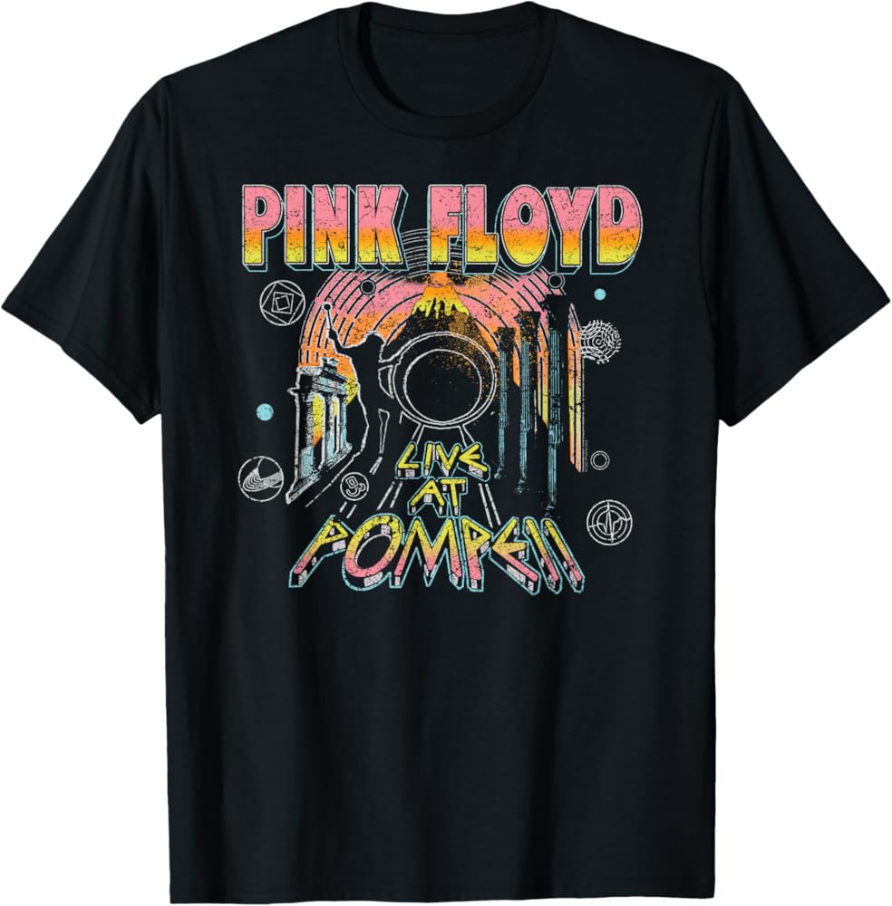 Amazon.com: Official Pink Floyd Live at Pompeii Vintage Rock Band