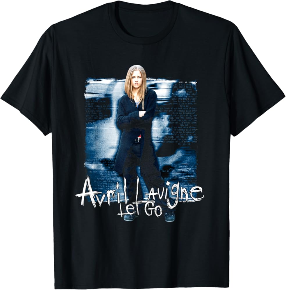 Amazon.com: Avril Lavigne Official Let Go T-Shirt - Black, Unisex