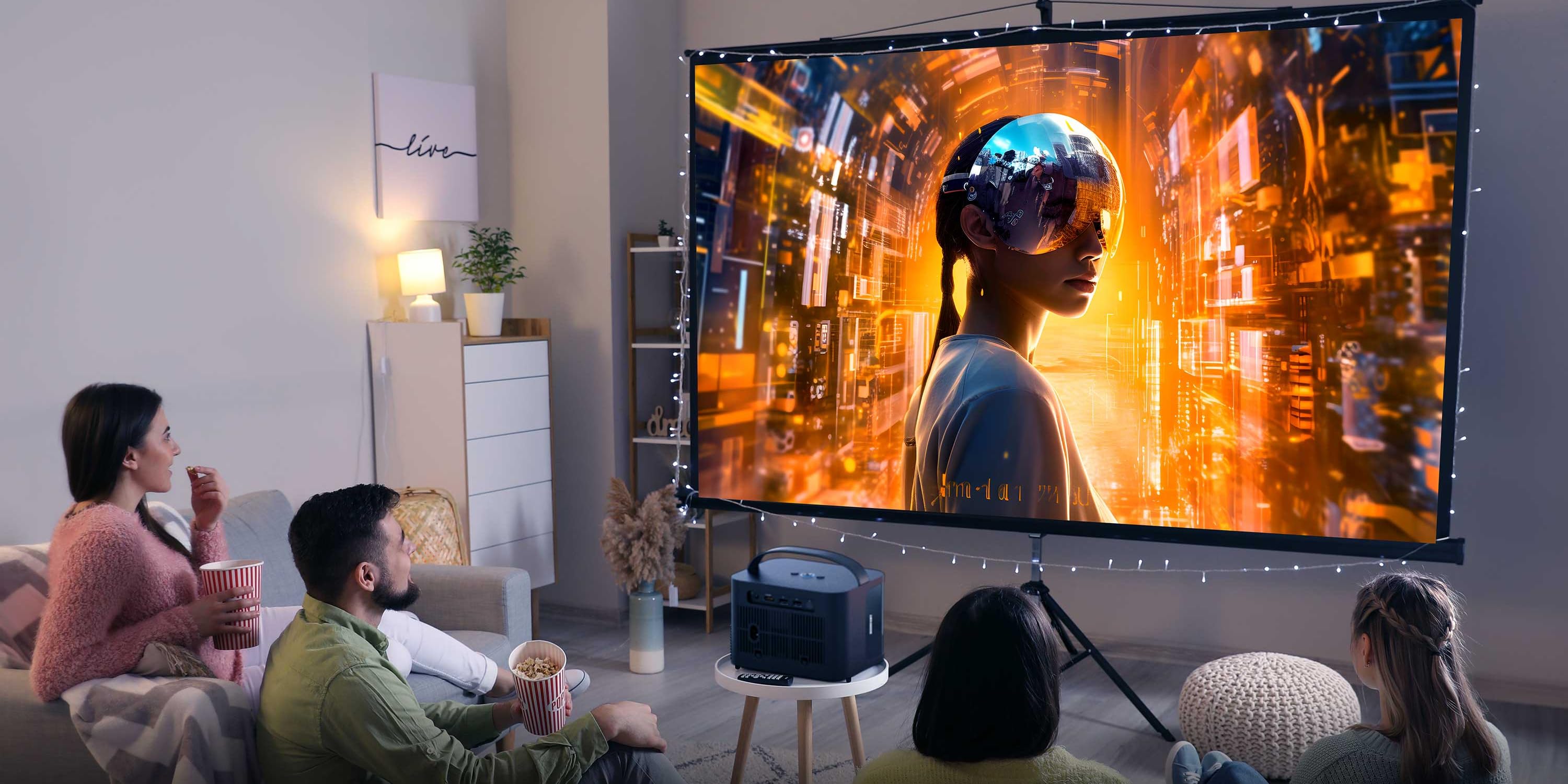 Amazon.co.jp: DEERFAMY: 家庭用 小型プロジェクター