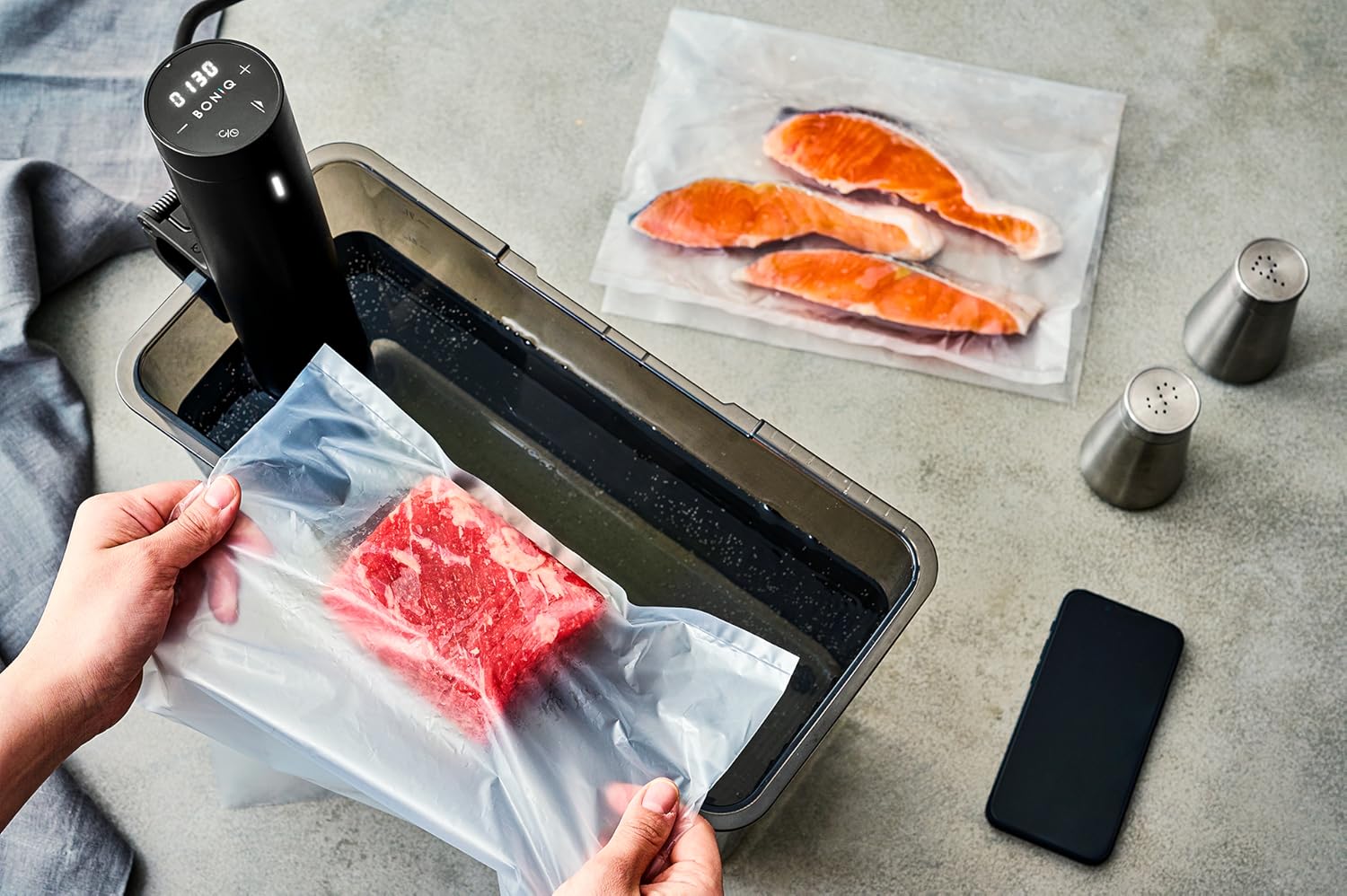 Amazon.co.jp: 低温調理器 BONIQ