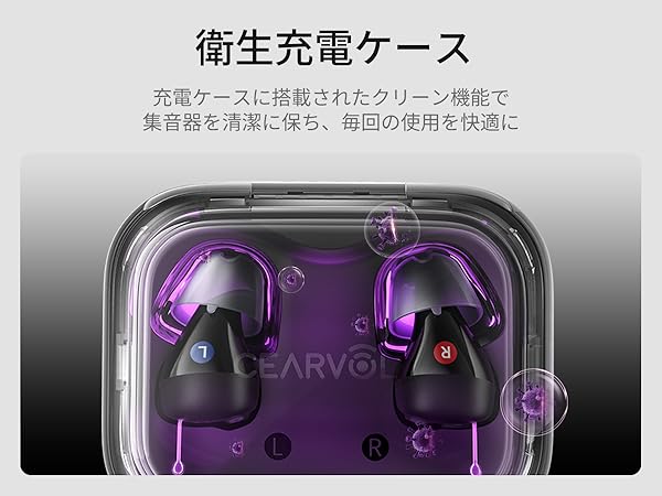 Amazon.co.jp: 【Cearvol Nano集音器】30dB増幅 ケースで簡単操作