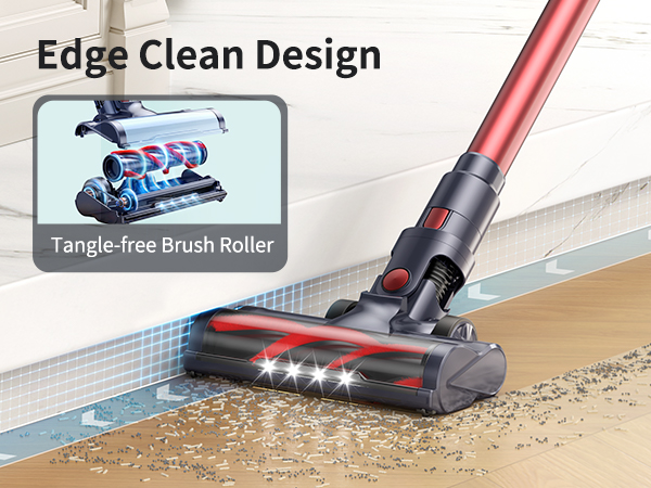 HONITURE S13 Pro Cordless Vacuum Cleaner, 450W 38KPA Vacuum