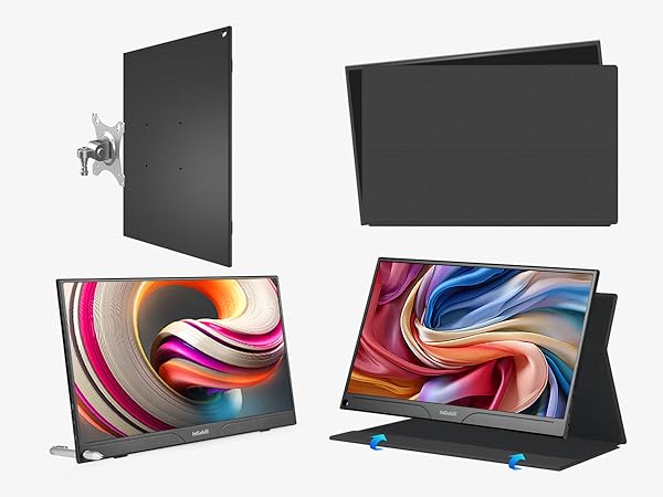 Amazon.co.jp: Intehill モバイルモニター 15.6 インチ 持ち運び