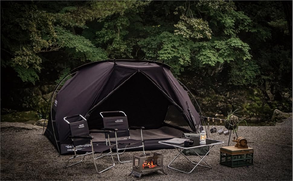 Amazon.co.jp: Camvil Crab 4P TCテントドームテント 4人用 防水外帳