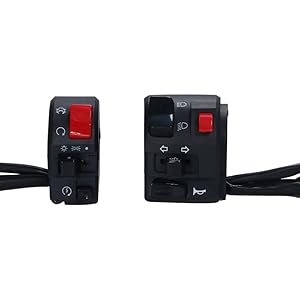 Amazon.co.jp: バイク 用 スイッチ ボックス ハンドルスイッチ 左右