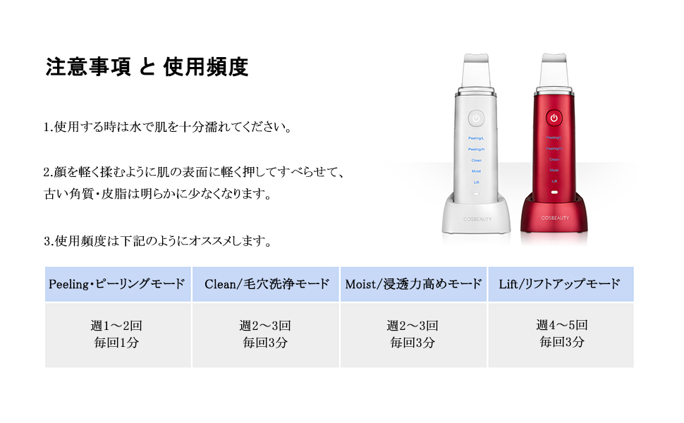 Amazon.co.jp: 美顔器 アクリアルピーリングプロEX COSBEAUTY