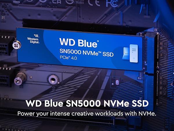 Amazon.com: Western Digital 4TB WD Blue SN5000 NVMe Internal Solid