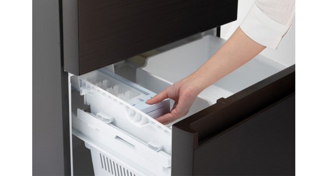 Amazon | パナソニック 冷蔵庫 幅59cm 365L 右開き NR-C374GC-T ダーク