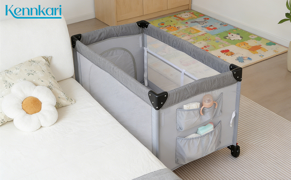 Amazon | Kennkari ベビーサークル 折りたたみ プレイヤード サイド高