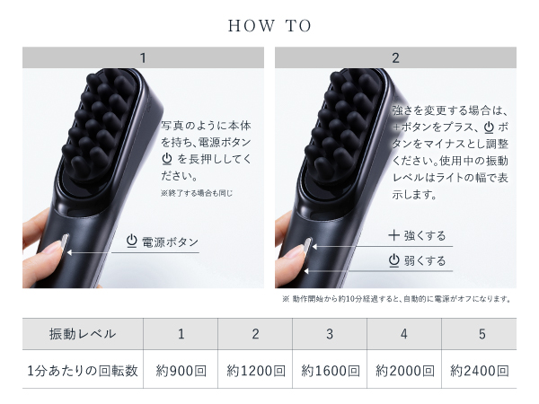 Amazon | MYTREX マイトレックス VIDO 電動頭皮ブラシ 横振動 頭皮ケア