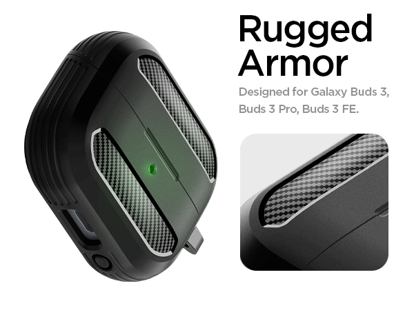 Amazon.com: Spigen Rugged Armor Designed for Samsung Galaxy Buds3