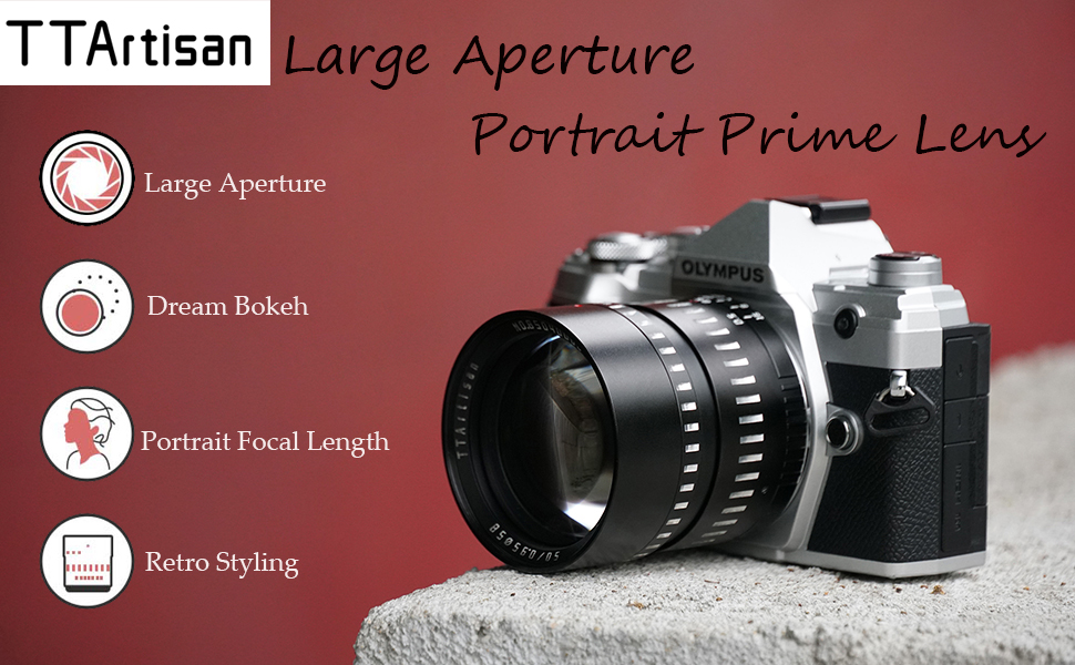 Amazon.com : TTArtisan 50mm F0.95 APS-C Large Aperture Portrait