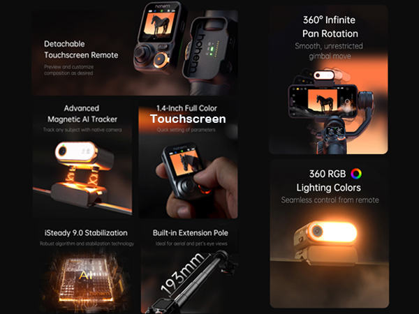 Amazon.com: Hohem iSteady M7 Gimbal Stabilizer for Smartphone, 3