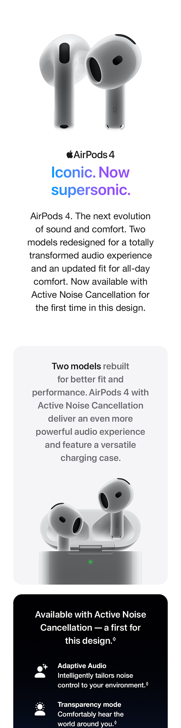 Amazon.com: Apple AirPods 4 Wireless Earbuds, Bluetooth Headphones