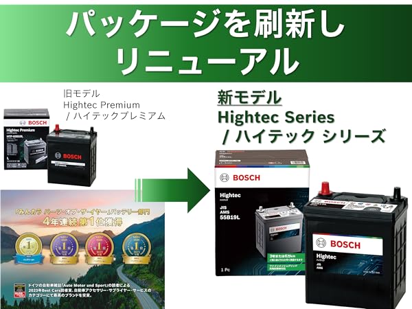 Amazon.co.jp: BOSCH (ボッシュ) 国産車バッテリー HT-N-75/75B24L