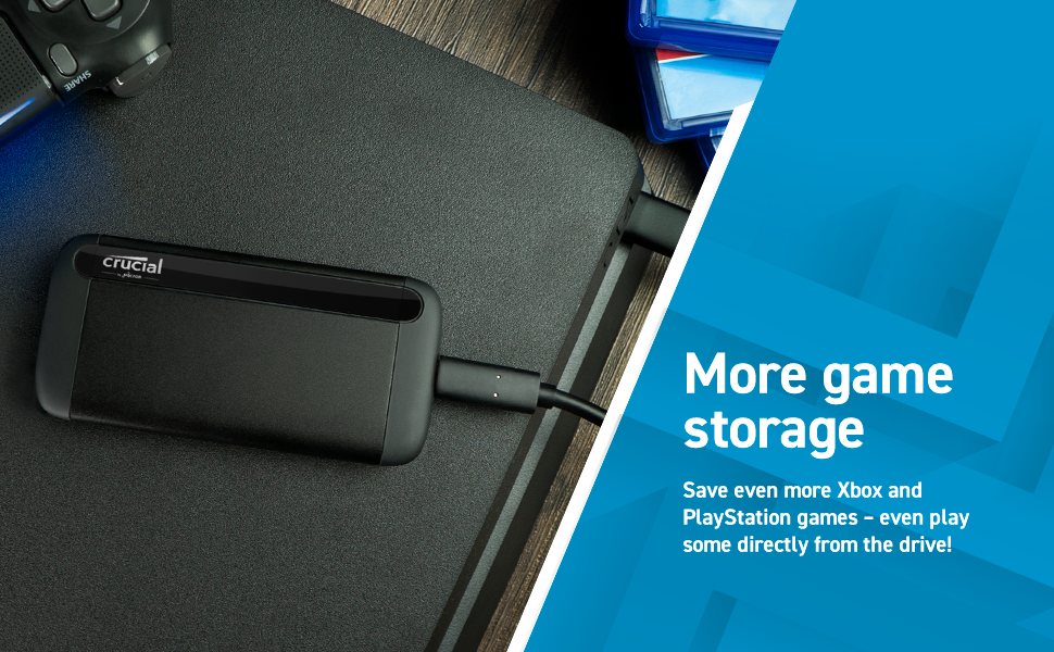 Amazon.com: Crucial X8 2TB Portable SSD - Up to 1050MB/s - PC and