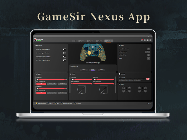 Amazon.co.jp: GameSir G7 Pro ワイヤレス ゲームコントローラー（武昌