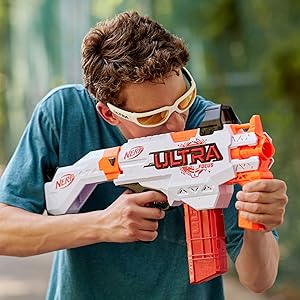 Amazon.com: Nerf Ultra Focus Motorized Blaster, 10-Dart Clip