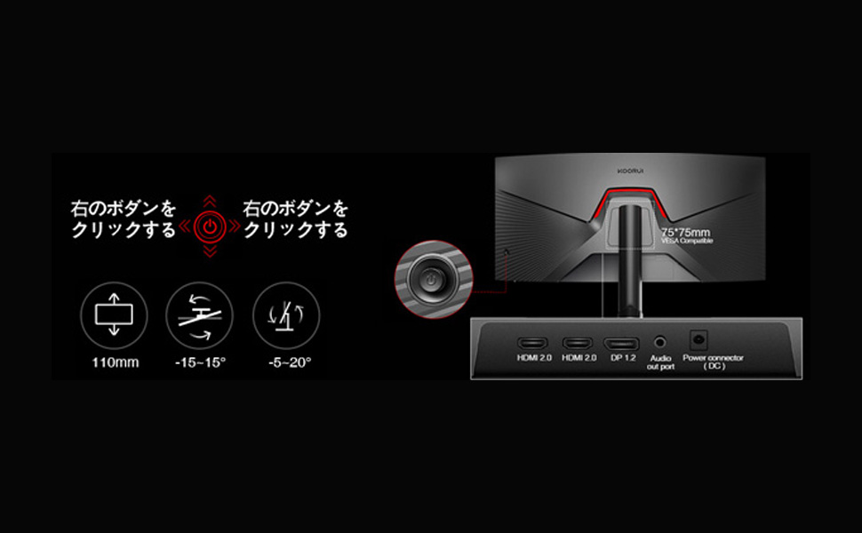 Amazon.co.jp: KOORUI ゲーミング モニター 34E6UC 34インチ 21:9 超