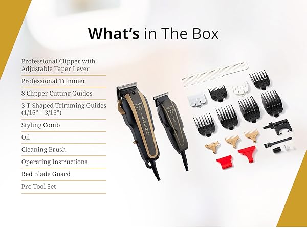 Amazon.com: Wahl Professional 5-Star Barber Combo, Corded Legend