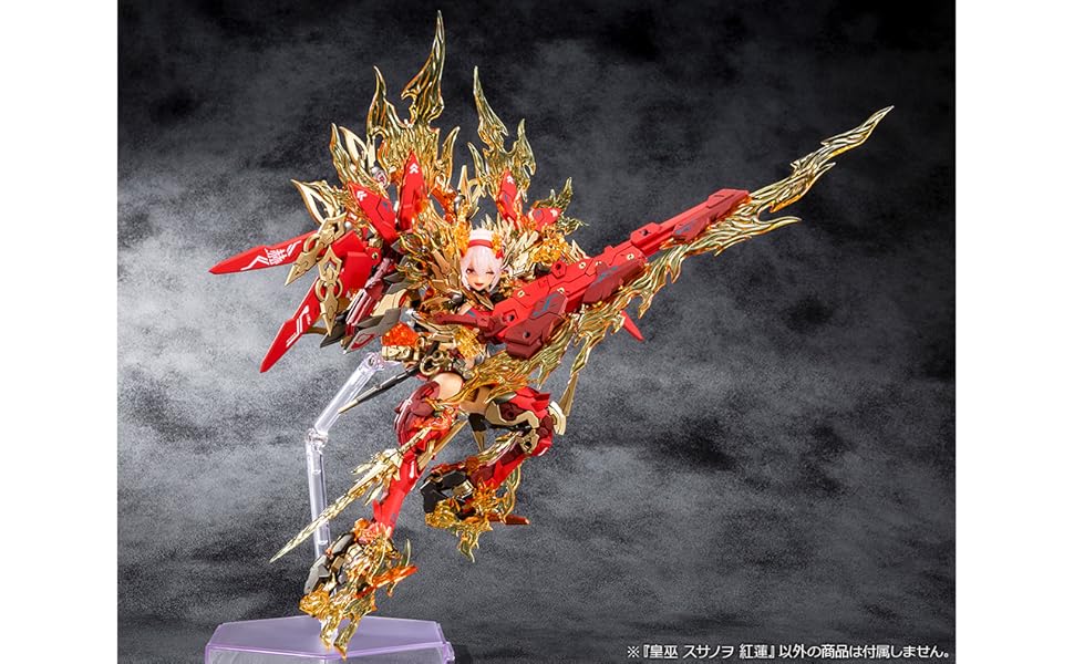 Amazon | 壽屋(KOTOBUKIYA) メガミデバイス 皇巫 スサノヲ 紅蓮 全高約