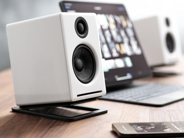 Amazon.com: Audioengine A2+ 24 Bit 60 Watt Bluetooth Desktop