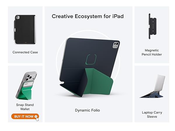 Amazon.com: MOFT Dynamic Folio Case for iPad Pro 13-inch(M5 2025