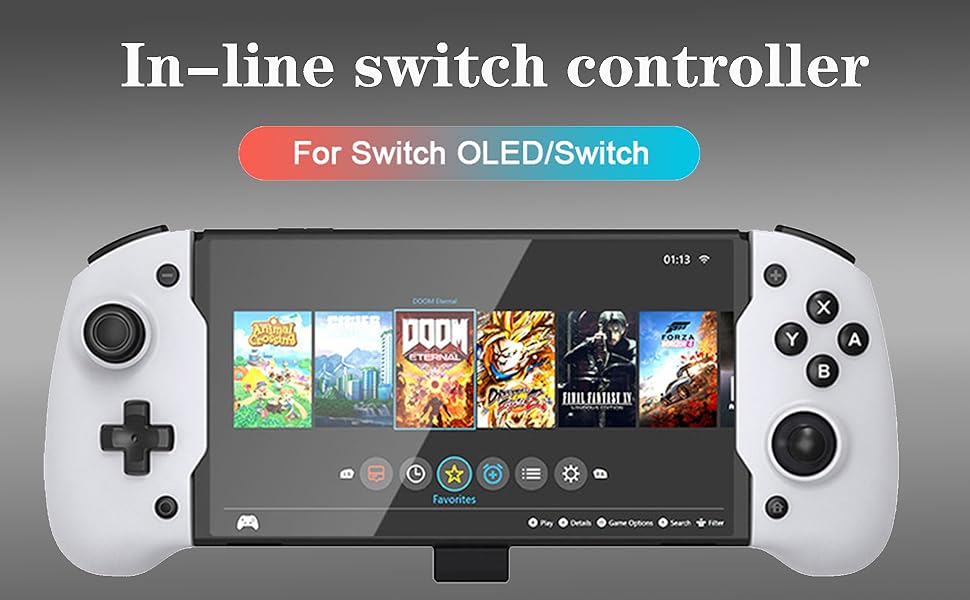 Amazon.com: TNS-1125 NS-Switch Game Handle, Plug-and-Play, for N