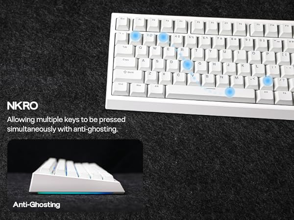 Amazon | EPOMAKER G84 80% RGBゲーミングメカニカルキーボード 2.4GHz