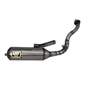 Amazon | MORASTYLE ホンダ ディオ マフラー af27 DIO V8 チャンバー