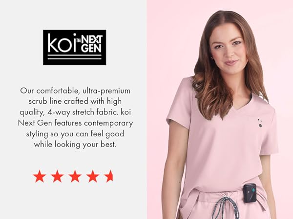 Amazon.com: KOI Next Gen Hustle and Heart Women's 3-Pocket Stretch