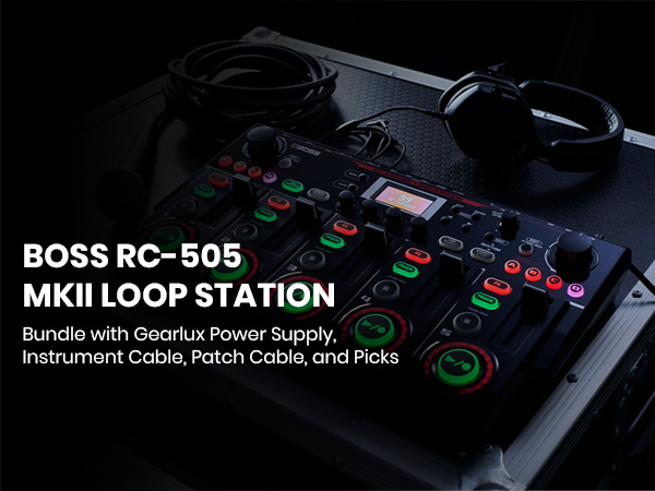 Amazon.com: Boss RC-505 MkII Loop Station Bundle with Gearlux