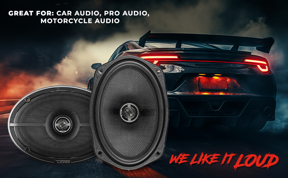 Amazon.com: DS18 ZXI-694 6x9 Car Audio Coaxial Speaker with Built