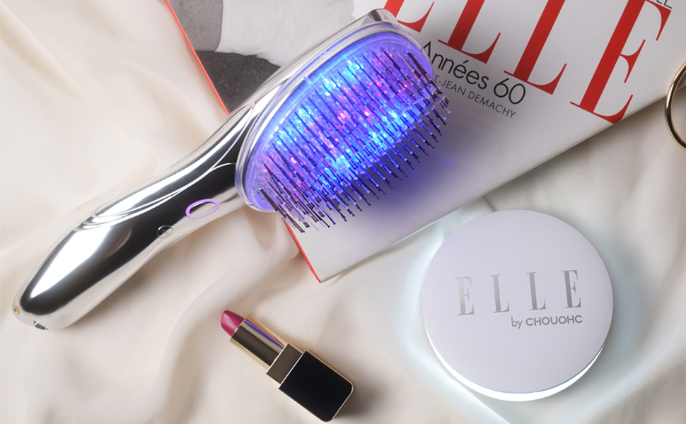 Amazon | ELLE スタイリスト イオングロウ ブラシ | CHOUCHOU