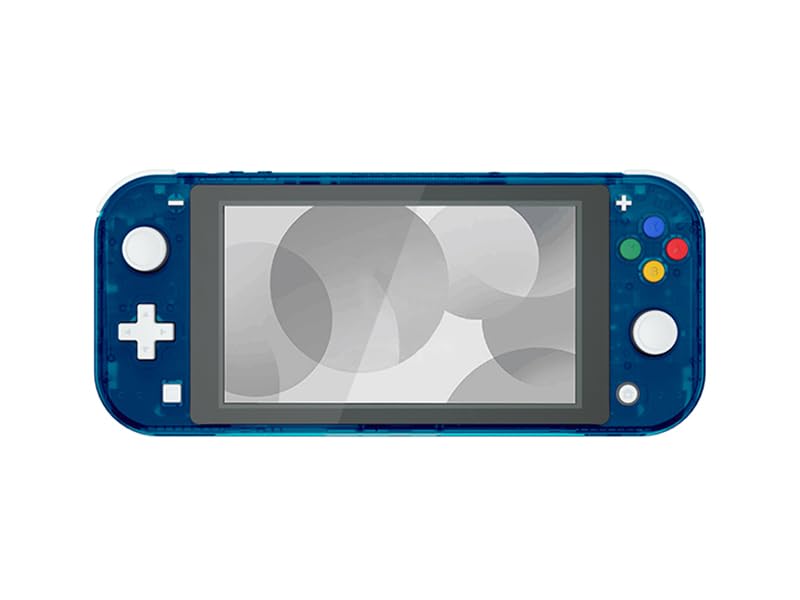 Amazon.com: eXtremeRate Transparent Clear Blue DIY Replacement