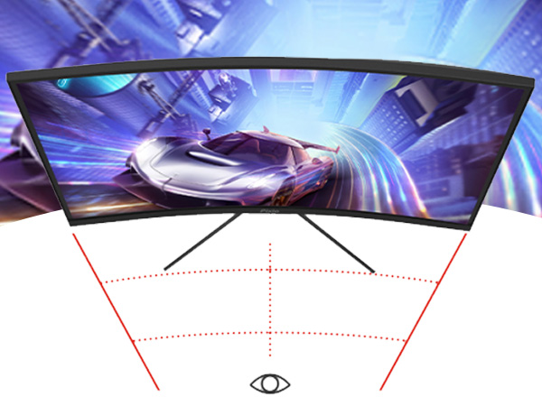 Amazon.co.jp: Pixio PXC325 湾曲 ゲーミングモニター 32インチ FHD VA