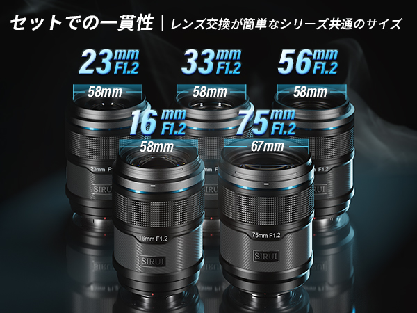 Amazon.co.jp: SIRUI Sniper 16mm オートフォーカスレンズ、F1.2 広角