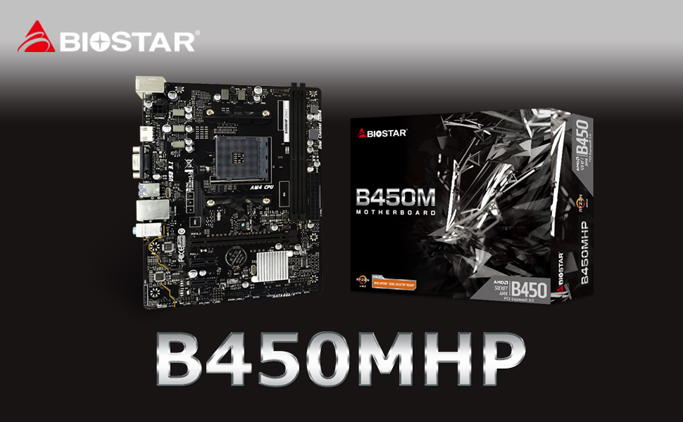 Amazon | BIOSTAR AMD B450チップセット搭載MicroATXマザーボード