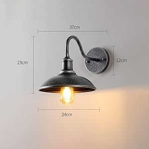 Amazon.co.jp : KY LEE ブラケットライト 工業系 間接照明 玄関照明