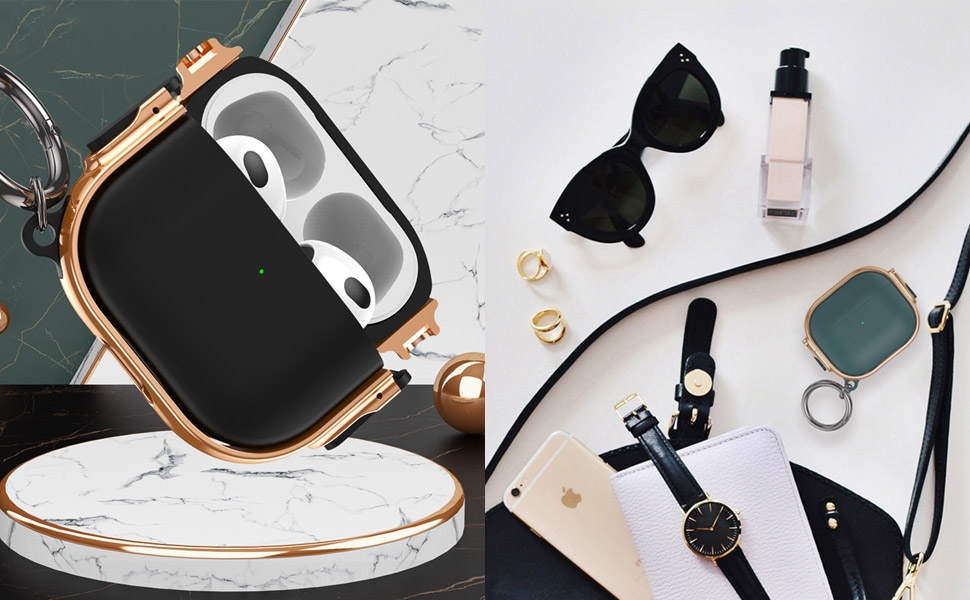 Amazon | ZENIX DESIGN TECH Airpods Pro 用 ケース 第1世代 カラビナ