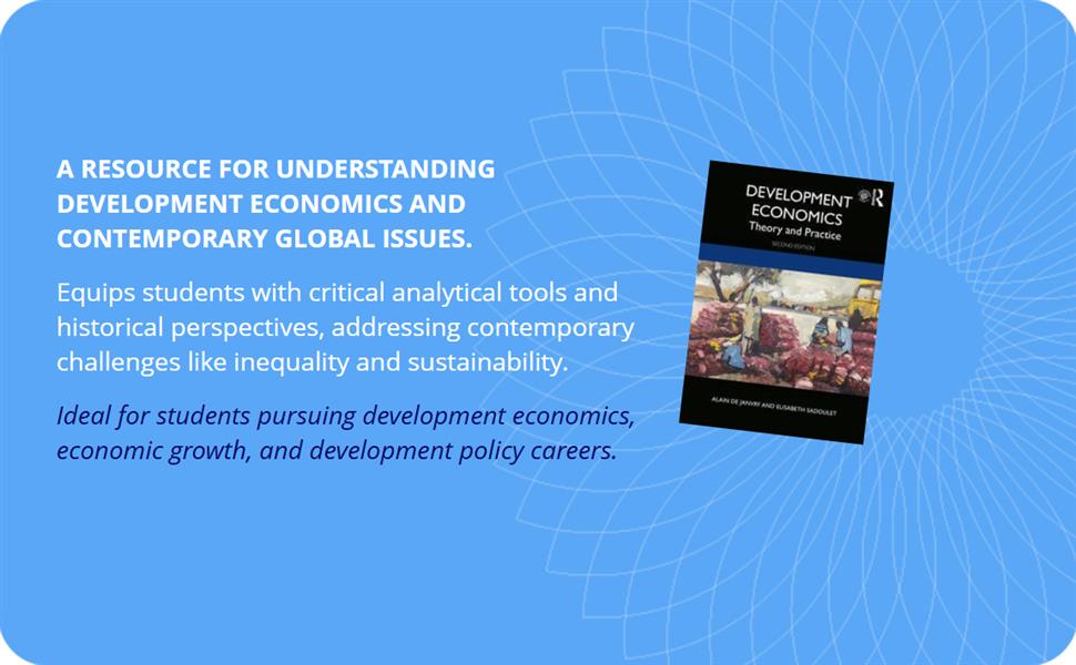 Development Economics: de Janvry, Alain, Sadoulet, Elisabeth