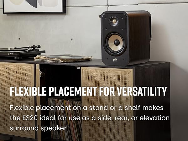 Polk Signature Elite ES20 Surround Sound Speakers - Hi-Res Audio