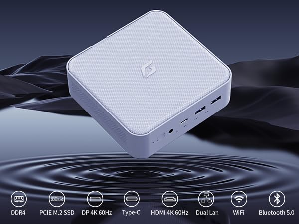 Amazon.com: Mini PC Gamer AMD Ryzen 7 5700U (8C/16T, up to 4.3Ghz