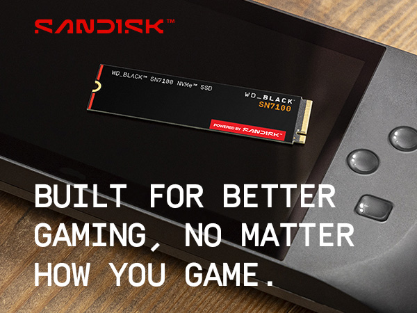 Amazon.com: WD_Black SN7100 1TB NVMe SSD - Gen4 PCIe, M.2 2280, Up