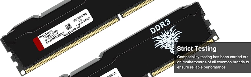 Yongxinsheng DDR3 32GB Kit (8GBx4) Desktop RAM 1866MHz PC3-14900
